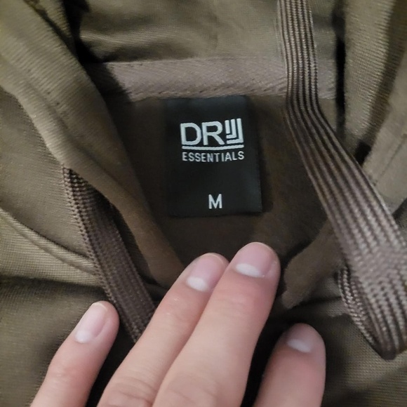 Essentials Men's Brown Hoodie - Picture 2 of 3